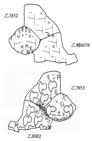 張惟捷甲骨新綴第十二則摹本